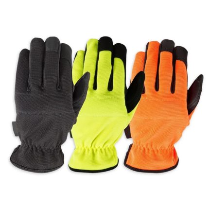 Men's Synthetic Leather Glove, 3 Pack